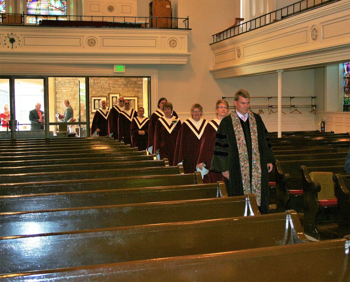 The Chancel Choir at First Presbyterian Church